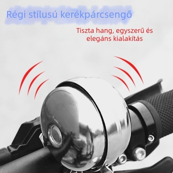 Qingbei kerékpár csengő, retro fém, teljes acél, modell 26/28