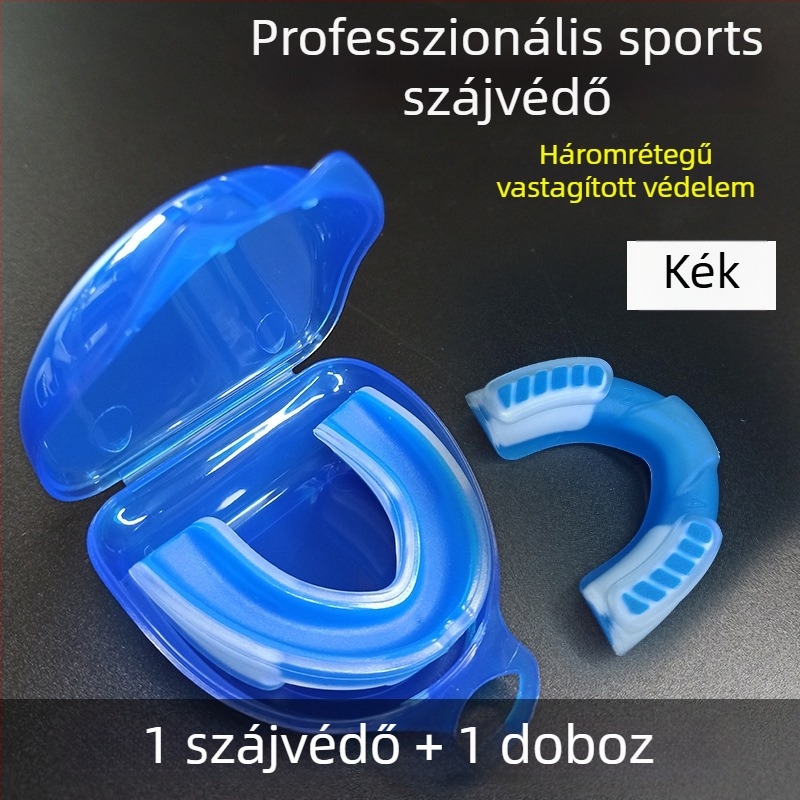 Taekwondo és harcművészetek szájvédő, hőre formálható, könnyű súly 0,02, alkalmas felnőtteknek és gyerekeknek