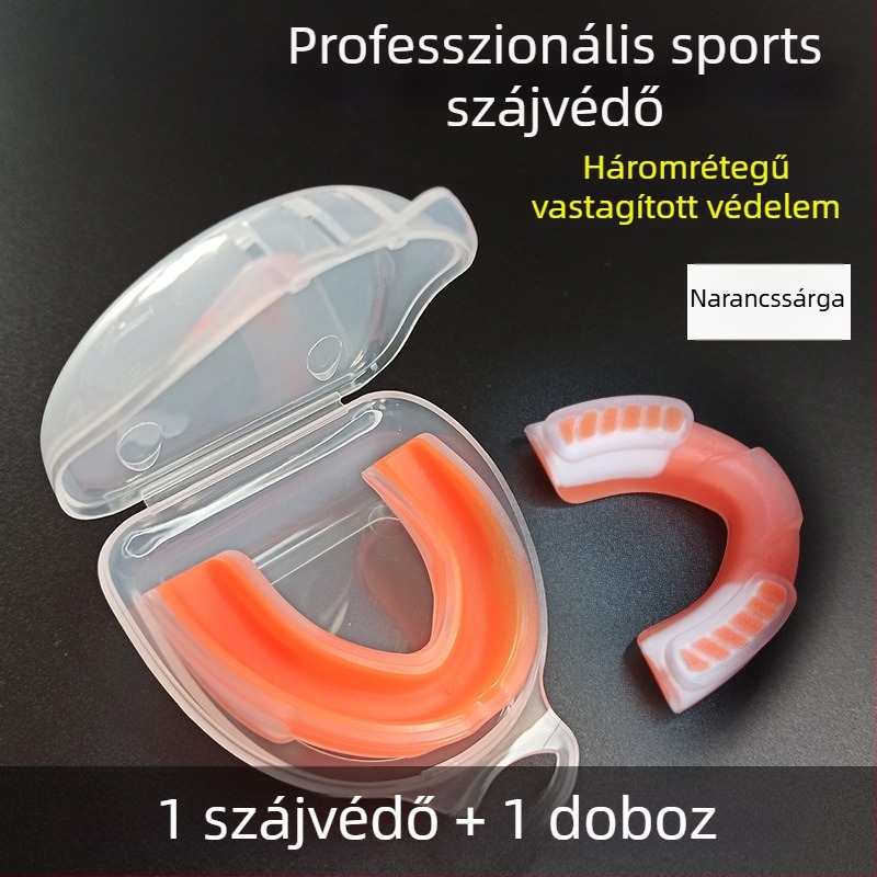 Taekwondo és harcművészetek szájvédő, hőre formálható, könnyű súly 0,02, alkalmas felnőtteknek és gyerekeknek