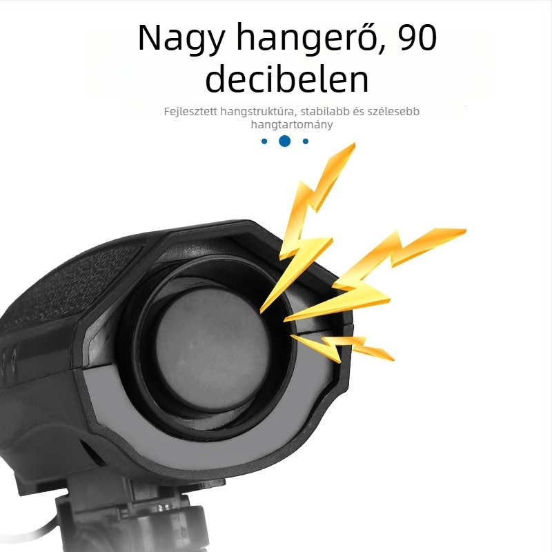 Elektromos kerékpárcsengő és síp – Hissuke, uniszex, gyerekeknek szóló modell, testreszabás elérhető