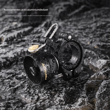 Acrunu kerékpárcsengő MTB/országúti biciklire — alumíniumötvözet, 100 dB, 60 g, modell Aluminum alloy bell, éles és tiszta hang, rozsdamentes