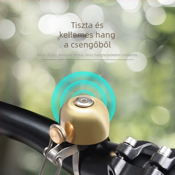 Kerékpár csengő, rozsdamentes acél, modell Em-12274, márka: other