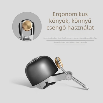 Kerékpár csengő, rozsdamentes acél, modell Em-12274, márka: other