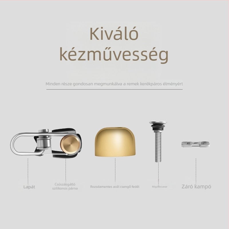 Kerékpár csengő, rozsdamentes acél, modell Em-12274, márka: other