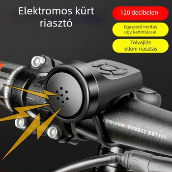 Elektromos kerékpár kürt erős hanggal, ABS műanyagból, márka Hui Tu/HUITTO, modell HFG-0205