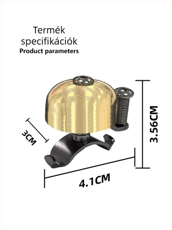 MOTSUV kerékpár csengő — réz, Road Bike Vintage Bell, Road Bike Retro Bell, Nem importált