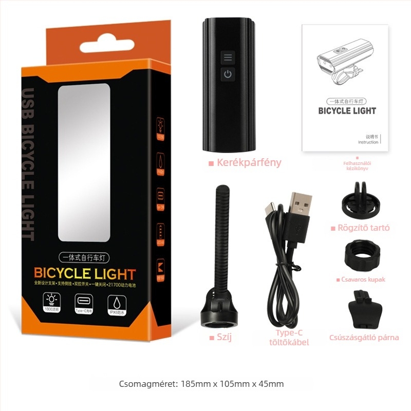 Coomas Kerékpár Első Fény, USB Töltés, Licencelt Privát Címke