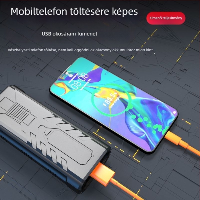 Kerékpár elülső világítás éjszakai tekeréshez, kétfunkciós, vízálló, ultranagy fényerő LED, csatos rögzítés