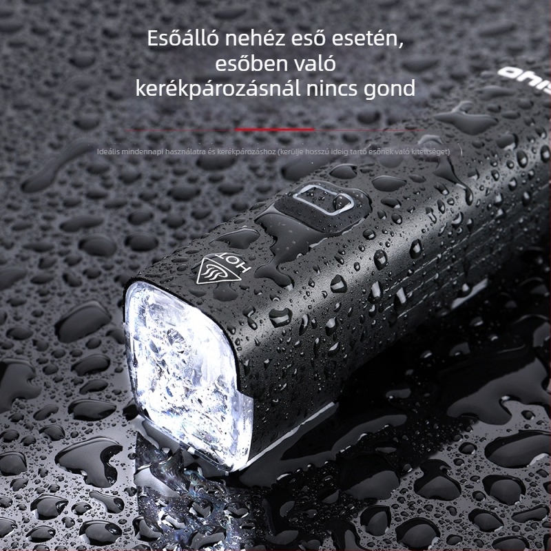 GIYO kerékpár első lámpa, állítható távoli és közeli fényerővel, éjszakai tekeréshez – MTB lámpa