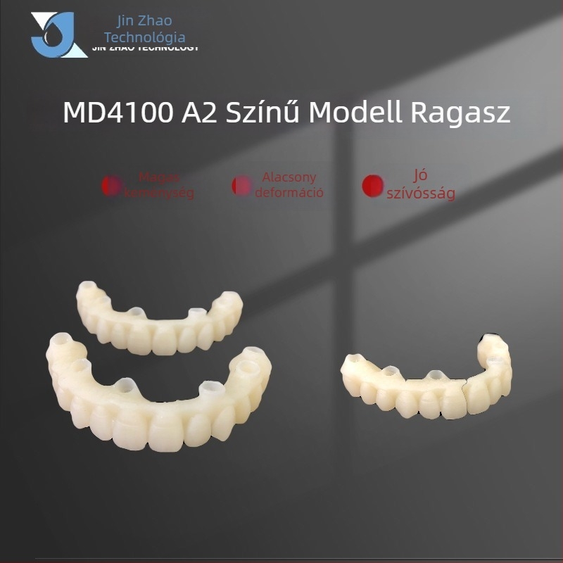 Jin Chao fénykötő fogászati modell 3D nyomtatáshoz használt gyanta, ortodontikus sorozat, felbontás 0,05 mm, LCD 405 nm