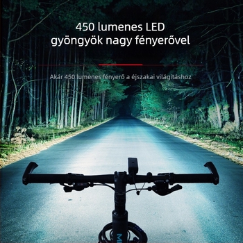 Kerékpár első lámpa USB töltésű, vízálló LR-EOS230