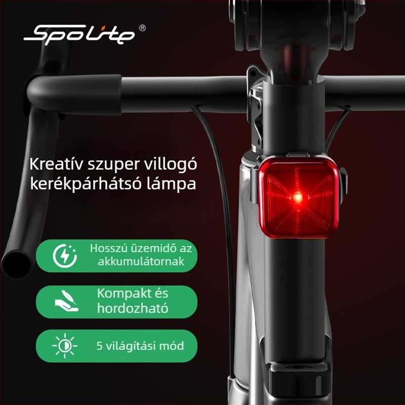 SpoLite kerékpár első lámpa – testreszabható, nem importált