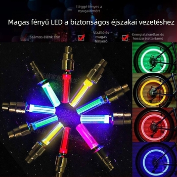 Kerékagy LED világítás kerékpárhoz — színes, villogó fények éjszakai biciklizéshez és szelepfények; Márka: Sports and Outdoor; Nincs testreszabás; Import: Nem; Fő piac: Egyéb; Nincs licencelt magánmárka