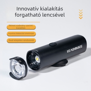 Leadbike kerékpár elülső lámpa, alumíniumötvözet, 1500 lumen, forgó lencse, fordítható rögzítés