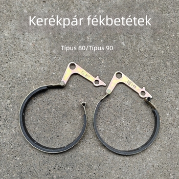 Kerékpár fékbetét – bőrből, hátsó fékhez, modell No. 90, összecsukható kerékpárokhoz