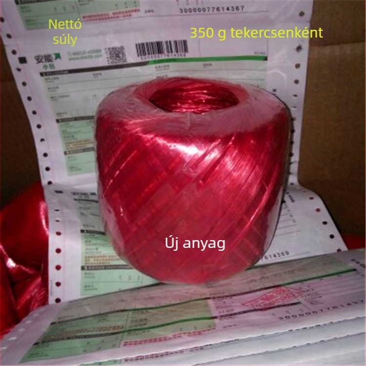 PP kötél kötözéshez, anyag PP, teherbírás 40 kg, hőmérséklet-tartomány -20°C-tól 60°C-ig