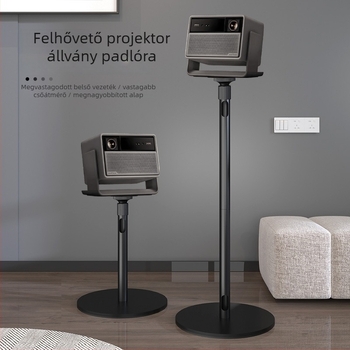 Cine PB17 padlón álló vetítőállvány emelővel és éjjeliszekrény-polccal, kompatibilis XGIMI RS10/RS20 és NUT N1S