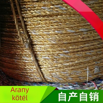 Üvegházi csomagoló kötél, Gold Rope márka, anyag: virágpapír, vastagság: 4, tömeg: 100