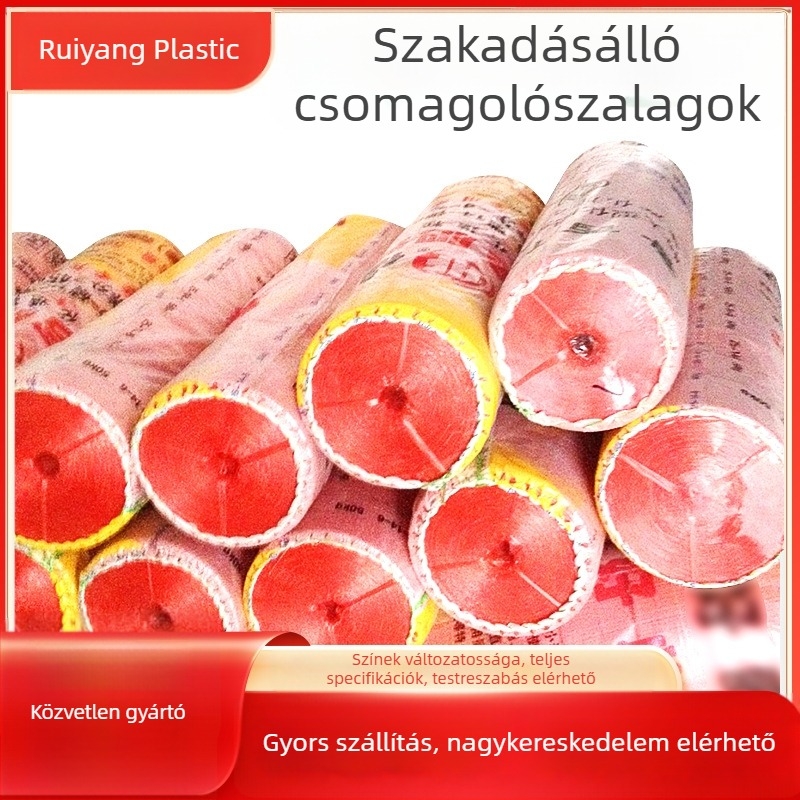 Műanyag csomagoló kötél, új anyag, különböző színek