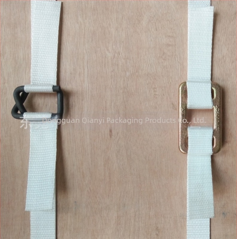 25 mm fehér, nagy szilárdságú poliészter webbing szalag szállításhoz és rögzítéshez, kopásálló, nehéz terheléshez készített emelőszalag, 500 m hosszú, szakítószilárdság 2000 kg