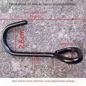 Fekete, vastagított butil-kaucsukból készült rugalmas rögzítőpánt motorkerékpárokhoz és teherautókhoz, strapabíró rakományrögzítő kötél