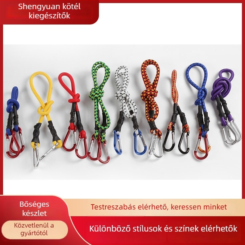 Karbineres kötél kempingezéshez: poliészter/nylon/PP, teherbírás 100, Shenzhen eredetű, importálva: Nem