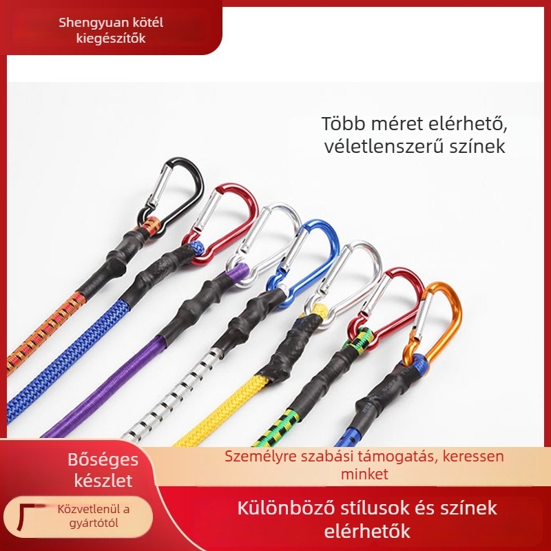 Karbineres kötél kempingezéshez: poliészter/nylon/PP, teherbírás 100, Shenzhen eredetű, importálva: Nem