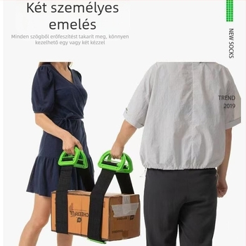 Állítható szállítóöv költöztetéshez és emeléshez, erőkímélő szerszámöv, hordozható kézi szállítóöv poggyászhoz