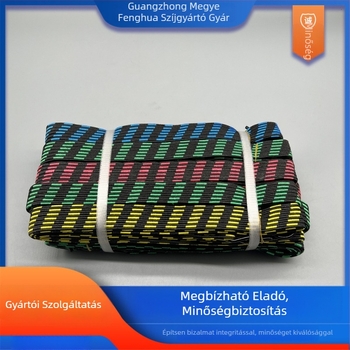 Kerékpár és motorkerékpár poggyász heveder — 3,0 cm széles, 2 m hosszú, vastagított gumiszálas heveder, teherbírás 100 kg