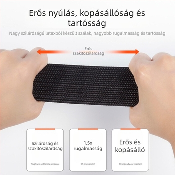 40 mm széles rugalmas heveder motoros és elektromos járművekhez – szállításra és poggyászra szolgáló elasztikus kötözőheveder, polipropilén, 100 kg szakítószilárdság