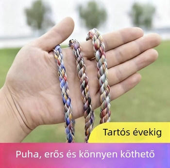 Nylon zsinór csomagoláshoz és kötözéshez, virágmintás zsinór, többszálú, erős, kopásálló és puha