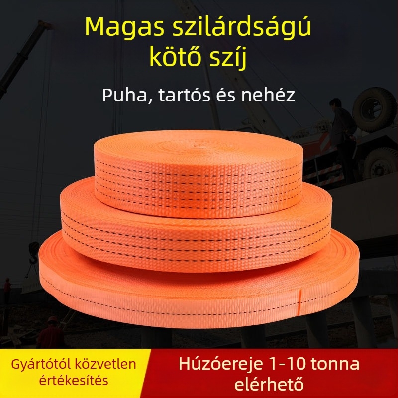 Wanba rakományrögzítő pántok megerősített feszítőkkel – kopásálló rögzítő pántok a rakományhoz