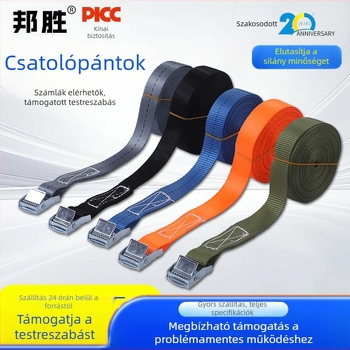 Cink‑ötvözetű áruszállítási hevederek csatokkal, Bangli márka, széles körű felhasználás