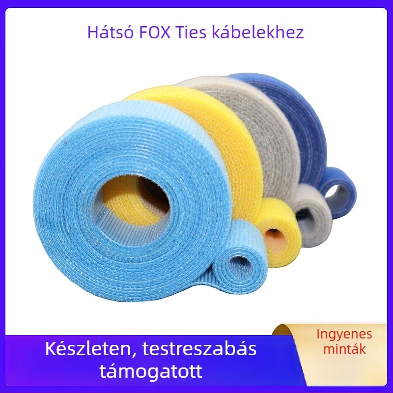 Varázslatos rendező szalag – Velcro rögzítő szalag, nylon Velcro, kétoldalas kábelkezelő szíj