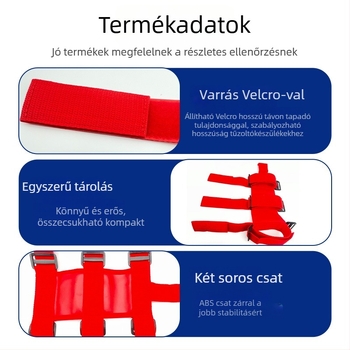 Autóba való tűzoltókészülék rögzítő öv – Nylon-Poliészter keverék, Csomagtartóban történő rögzítés, Márka Bisheng, Cikkszám: Fire Extinguisher Strap