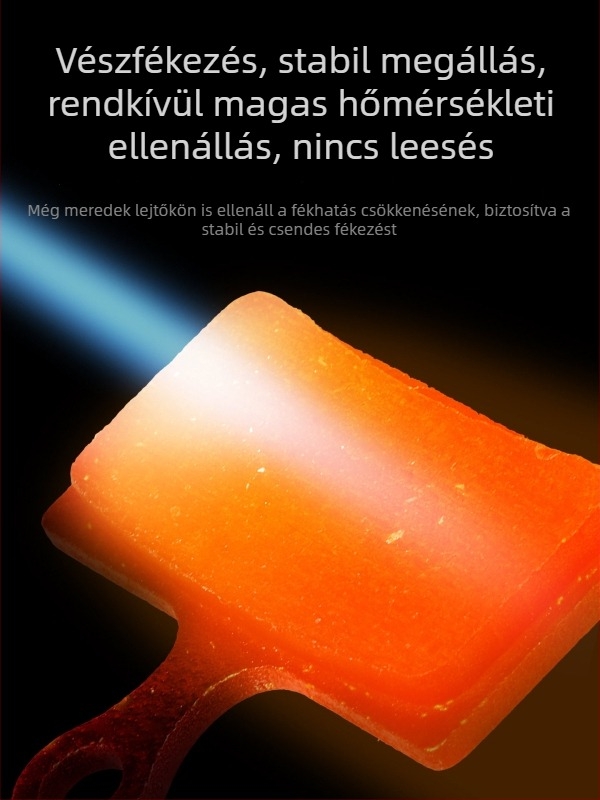 Hegyikerékpár fékbetétek, karbon-kerámiás kompozit fémes összetevővel, hidraulikus tárcsafékhöz