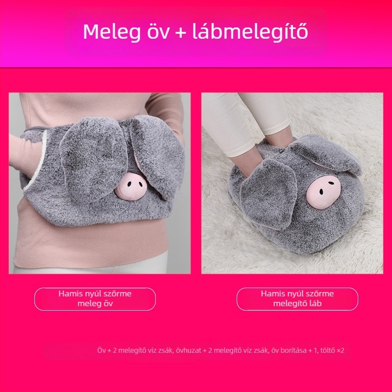 USB-s feltöltésű fűtőpapucs otthonra, fűtőtalppal, valódi bőr felsőrésszel, uniszex