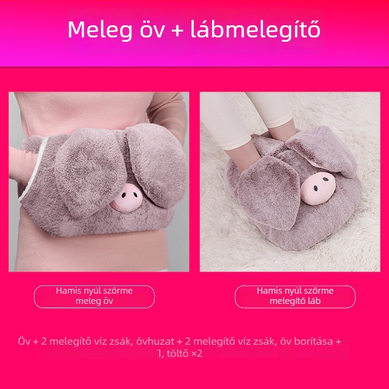 USB-s feltöltésű fűtőpapucs otthonra, fűtőtalppal, valódi bőr felsőrésszel, uniszex