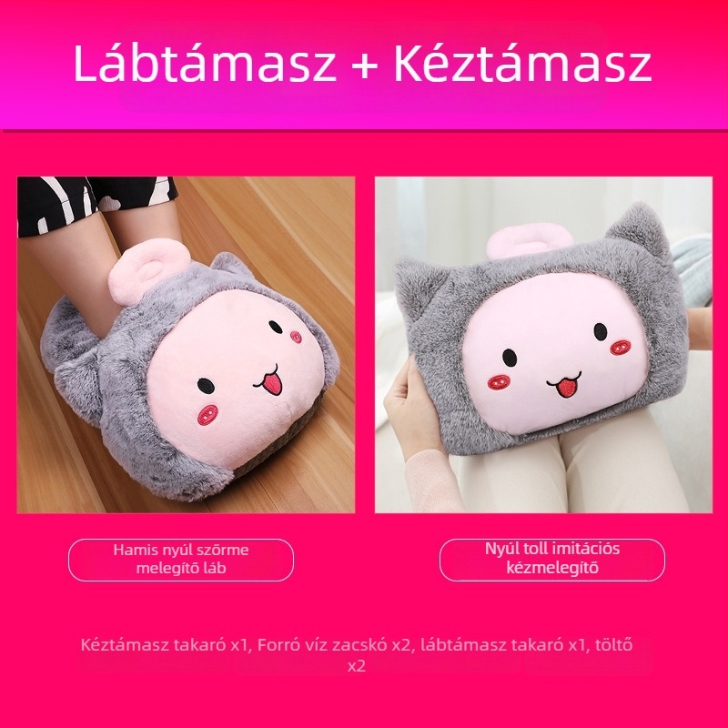 USB-s feltöltésű fűtőpapucs otthonra, fűtőtalppal, valódi bőr felsőrésszel, uniszex