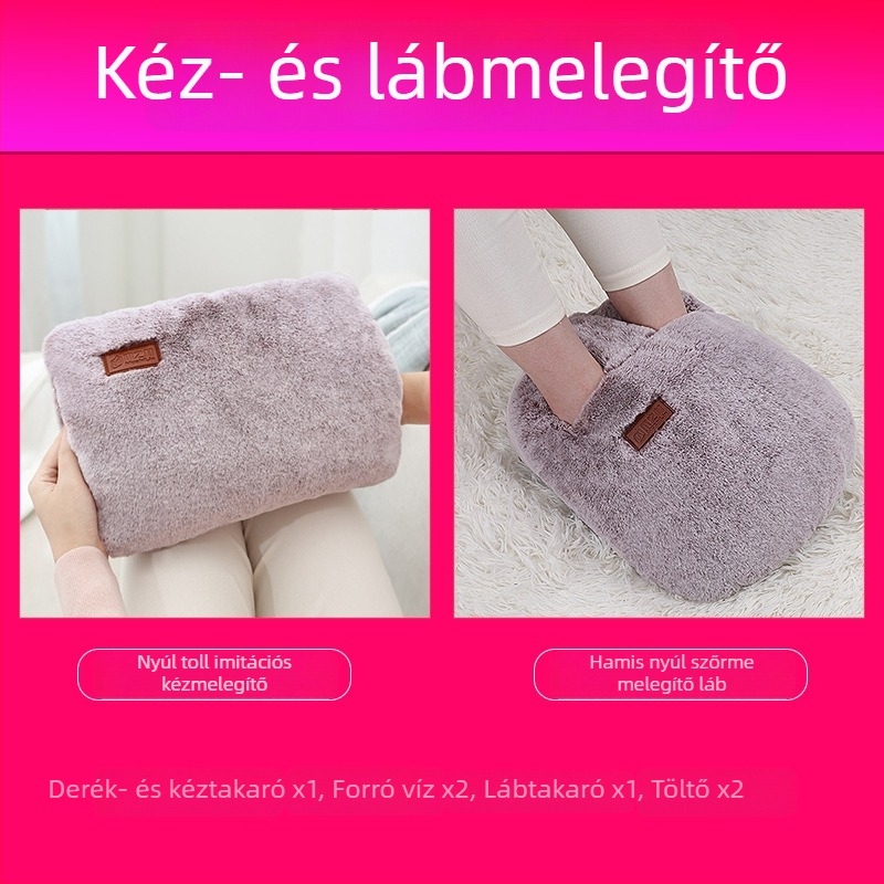 USB-s feltöltésű fűtőpapucs otthonra, fűtőtalppal, valódi bőr felsőrésszel, uniszex