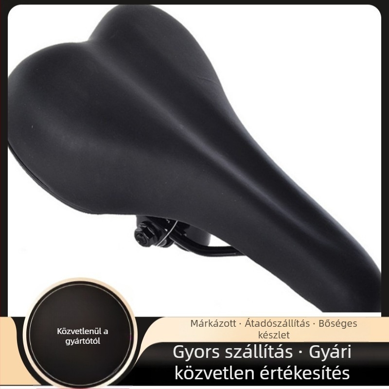 Hegyi kerékpár nyereg, gumi anyag, modell 001, ütéscsillapító kényelem, kompatibilis hagyományos kerékpárokkal