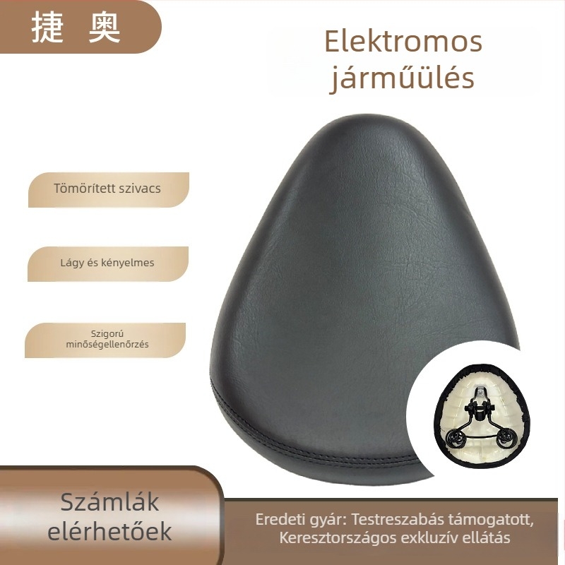 Elektromos jármű ülőpárna – Jeo, polipropilén anyag, megnagyobbított és vastagított párna, kényelmes és puha, kompatibil elektromos járművekkel