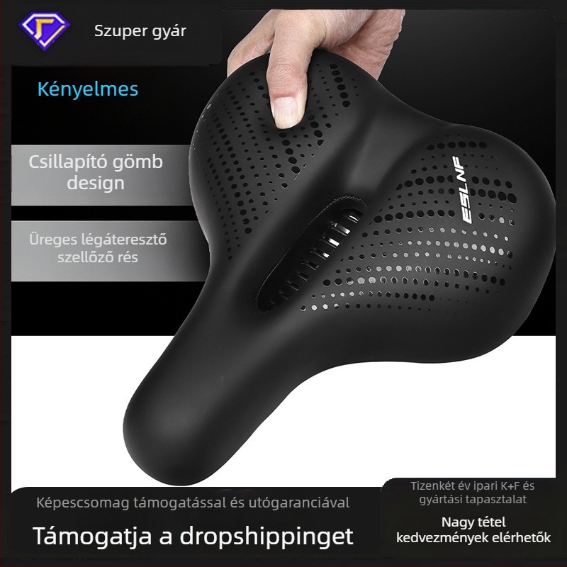 ESLNF kerékpárnyereg fényvisszaverő és ütéscsillapító tulajdonságokkal, országúti és terep kerékpárokhoz