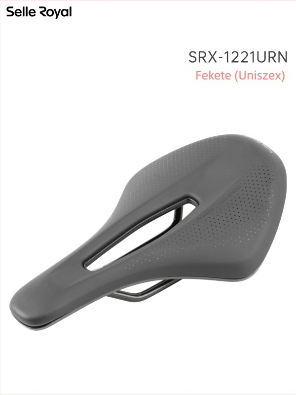 SELLE ROYAL Kerékpárnyereg SRX-1221URN, kényelmes és tartós; Anyag: PU + acél; Modell: SRX-1221URN; Alkalmas hegyi kerékpárokhoz; Importált: Igen