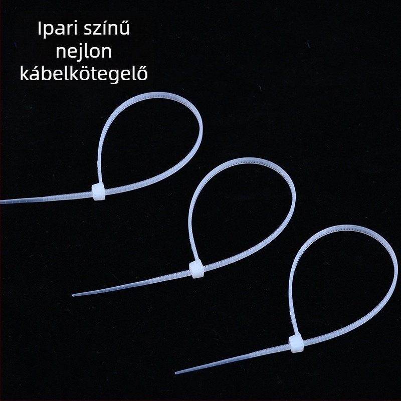 Nylon kábelkötegelők, szélesség 1,8 mm, környezetbarát nylon anyagból, alkalmas 2–11 mm és 3–50 mm átmérőjű kötéshez