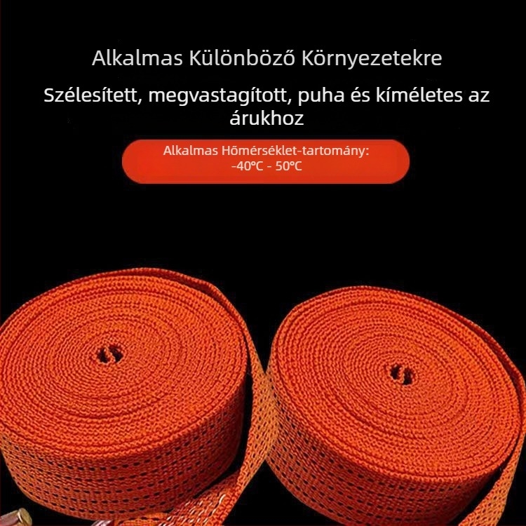Többfunkciós rakományrögzítő heveder ratchet mechanizmussal