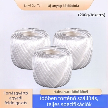 Rögzítő kötél – PP anyag; Típus: Straps; Munkaterhelés 25 kg; Szakítóerő 26 kg