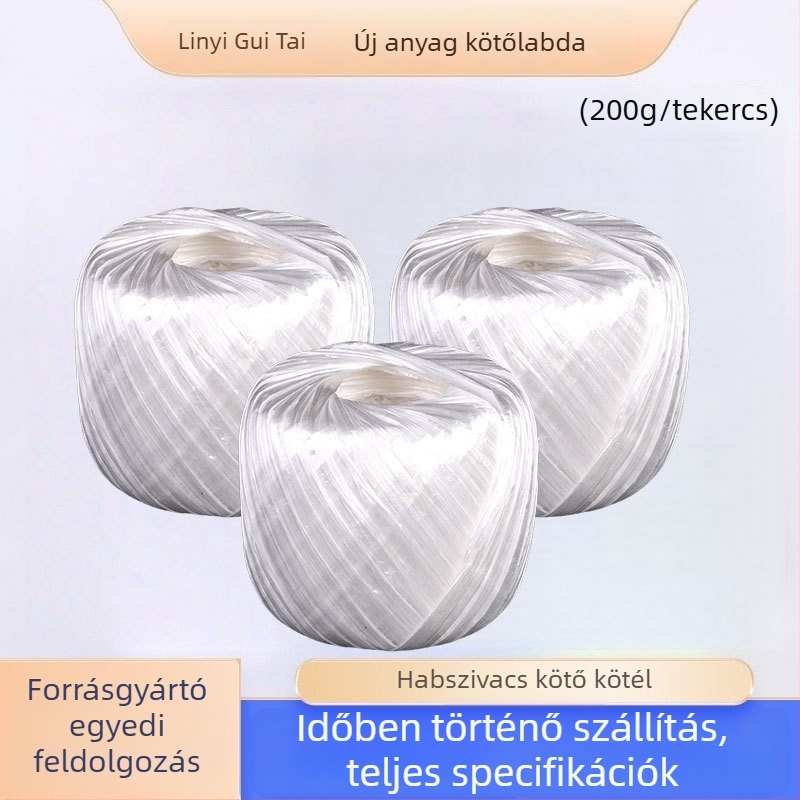 Rögzítő kötél – PP anyag; Típus: Straps; Munkaterhelés 25 kg; Szakítóerő 26 kg