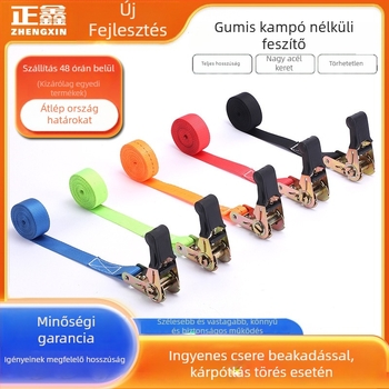 Gumianyagú feszítő kötözőszalaghoz – kampó nélküli kialakítás