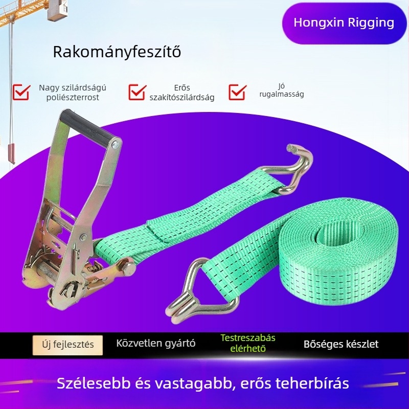 Patentos hevederek fuvarozáshoz és rögzítéséhez